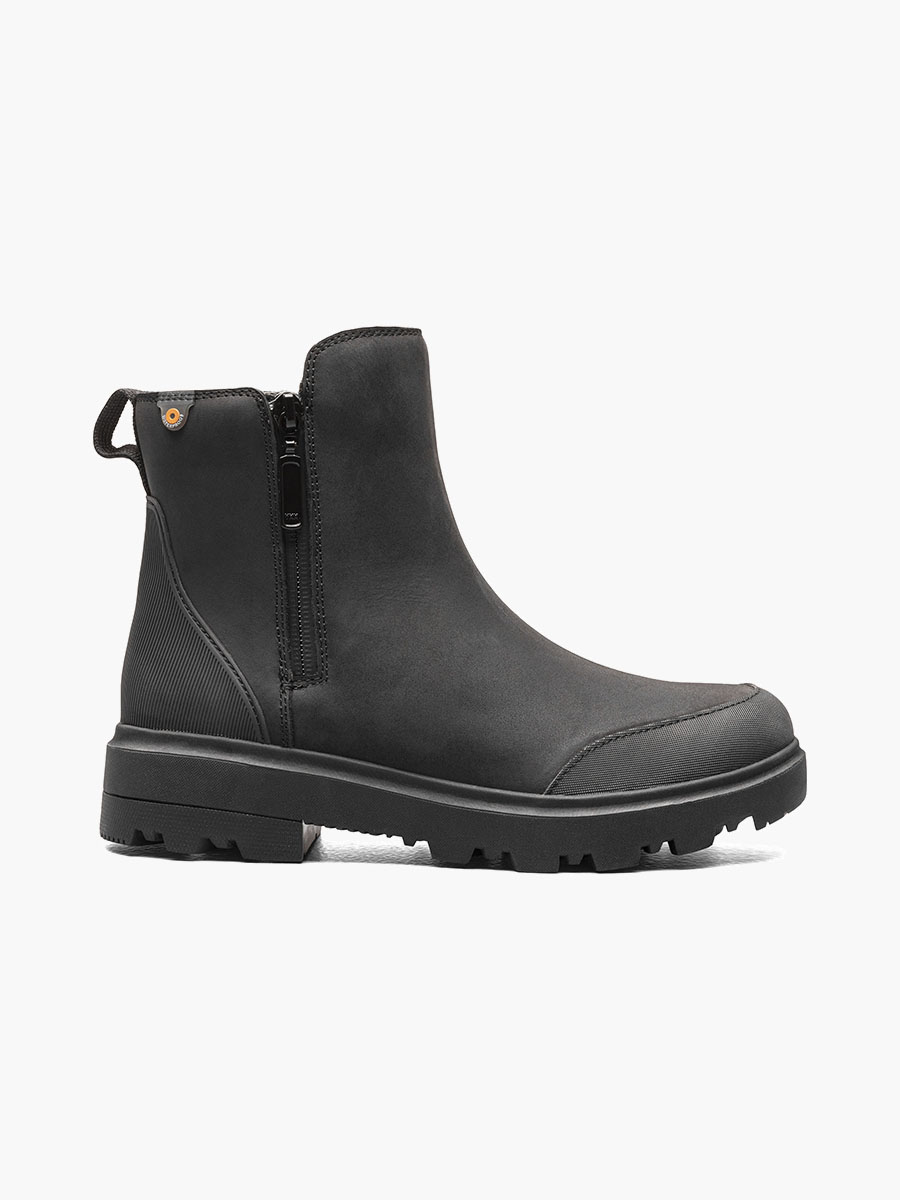 Holly Zip Leather Women's Waterproof Leather Boots