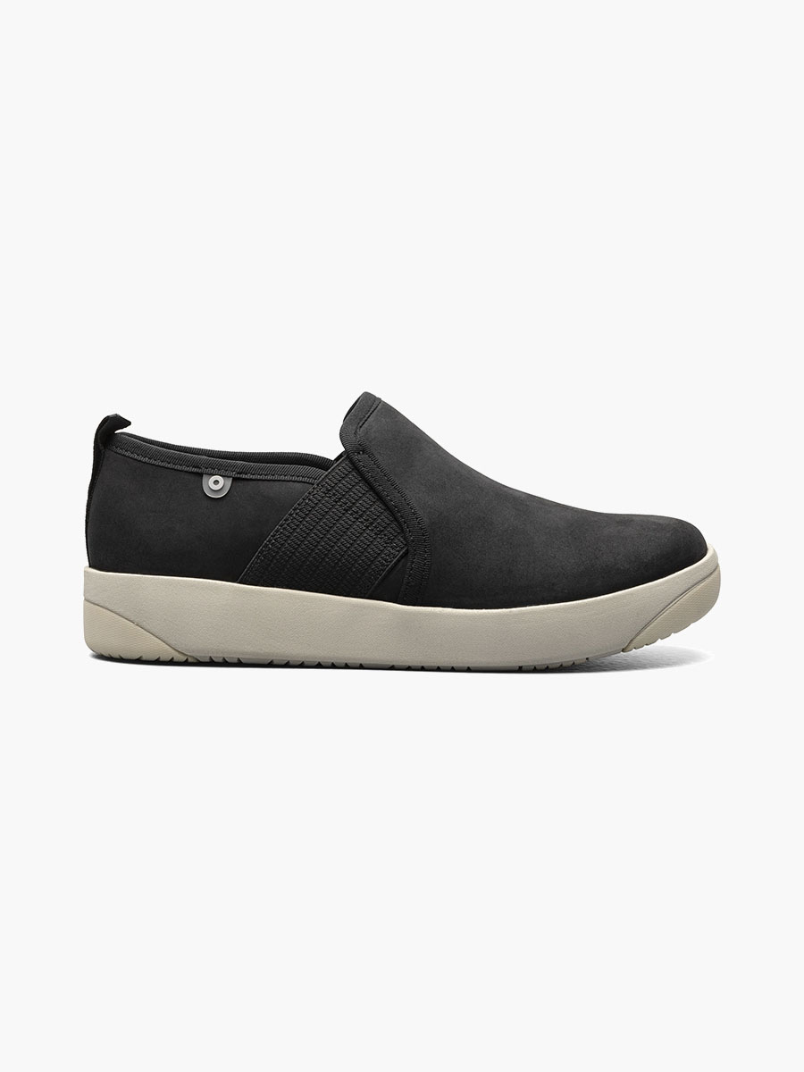 Kicker Slip On Elastic Leather Women's Casual Shoes