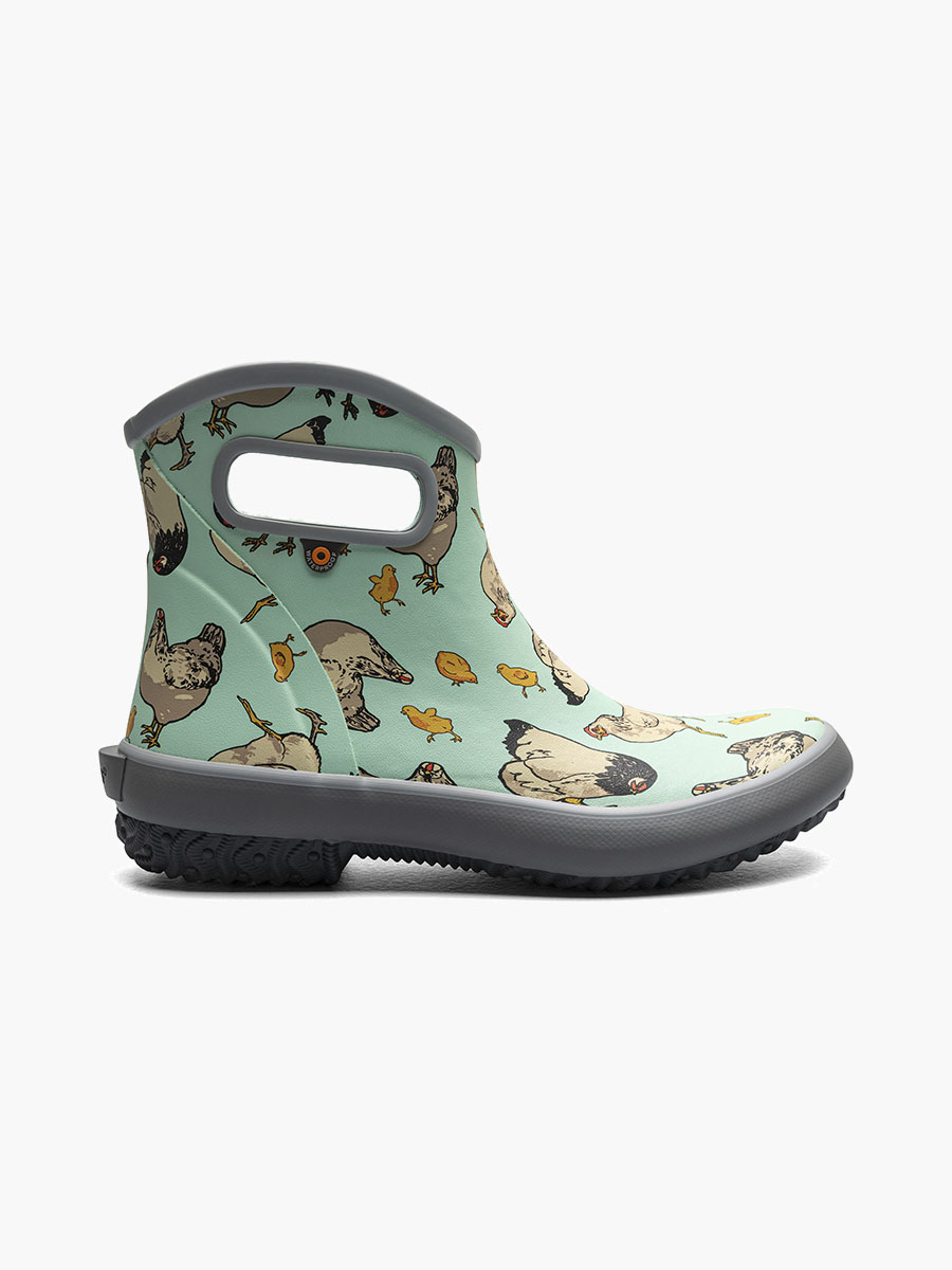 Patch Ankle Chickens Women's Garden Boots