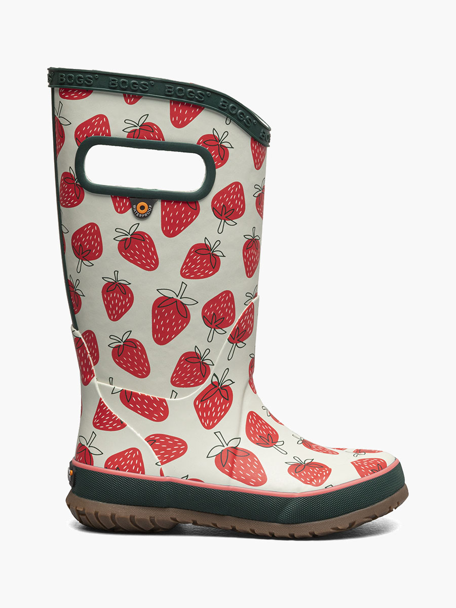 Rainboot Strawberries Kids Rainboots