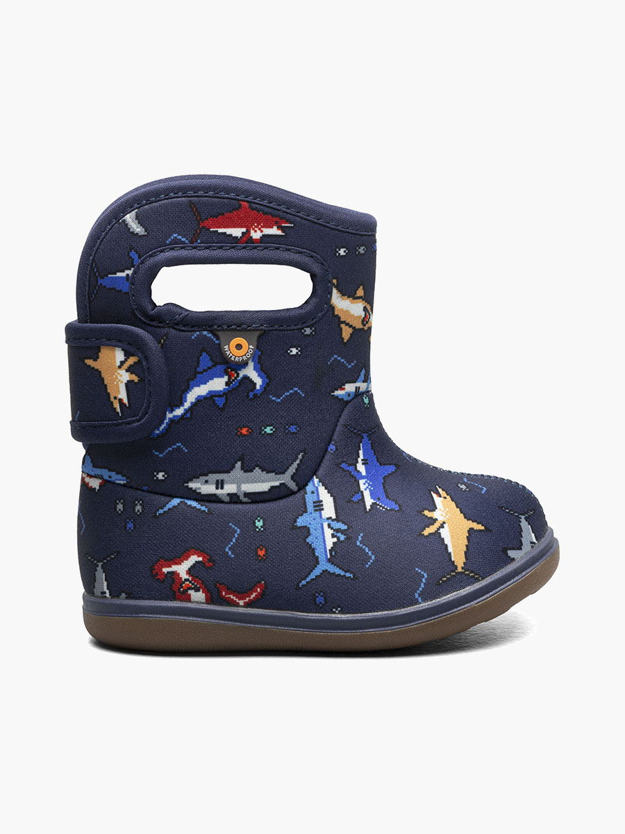 Baby BogsG II - Pixel Shark Baby Boots