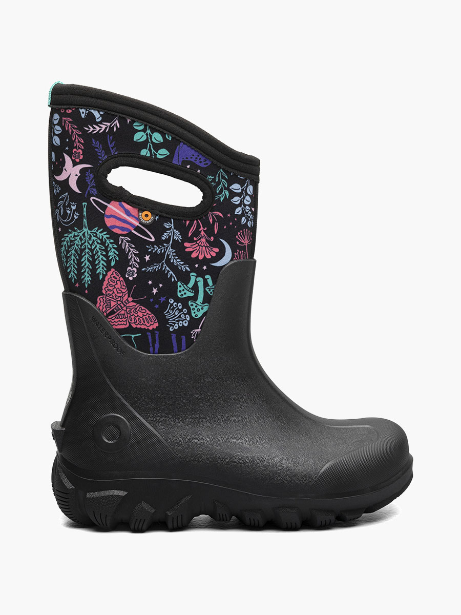 Classic Seamless Cosmic Forest Kids' Winter Boots