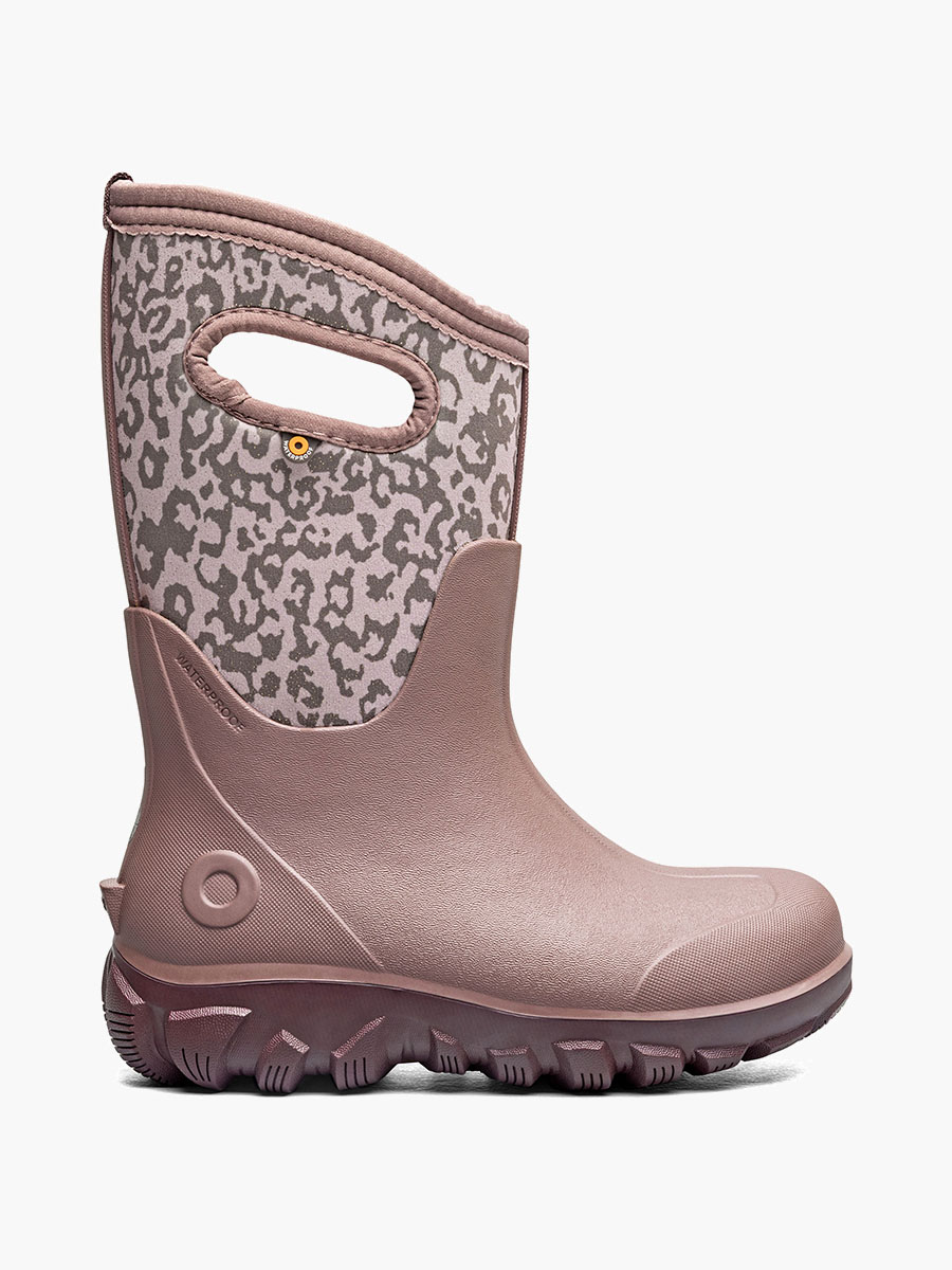 Classic Seamless - Glitter Leopard Kids' Winter Boots