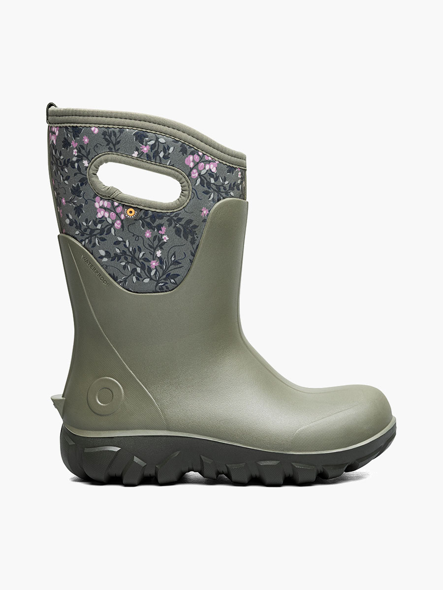 Classic Seamless Mid- Demure Floral Women's Farm Boots