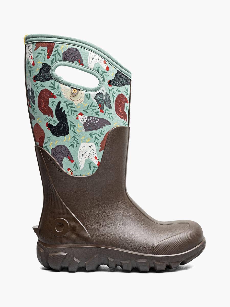Classic Seamless Tall - Chicken Party Women's Farm Boots