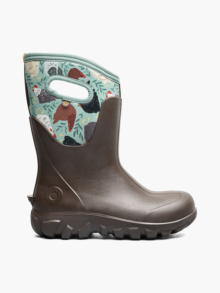 Classic Seamless Mid - Chicken Party Women's Farm Boots